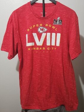 Fanatics Kansas City Chiefs Red Super Bowl LVIII Tee